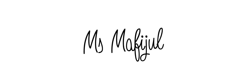 You should practise on your own different ways (Angelique-Rose-font-FFP) to write your name (Ms Mafijul) in signature. don't let someone else do it for you. Ms Mafijul signature style 5 images and pictures png