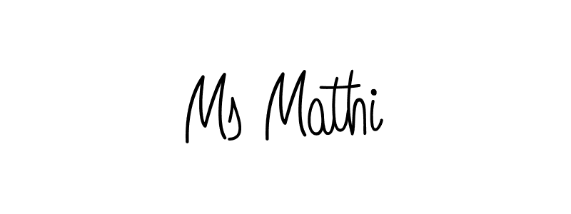 It looks lik you need a new signature style for name Ms Mathi. Design unique handwritten (Angelique-Rose-font-FFP) signature with our free signature maker in just a few clicks. Ms Mathi signature style 5 images and pictures png