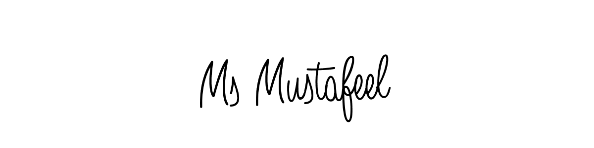 Make a beautiful signature design for name Ms Mustafeel. Use this online signature maker to create a handwritten signature for free. Ms Mustafeel signature style 5 images and pictures png