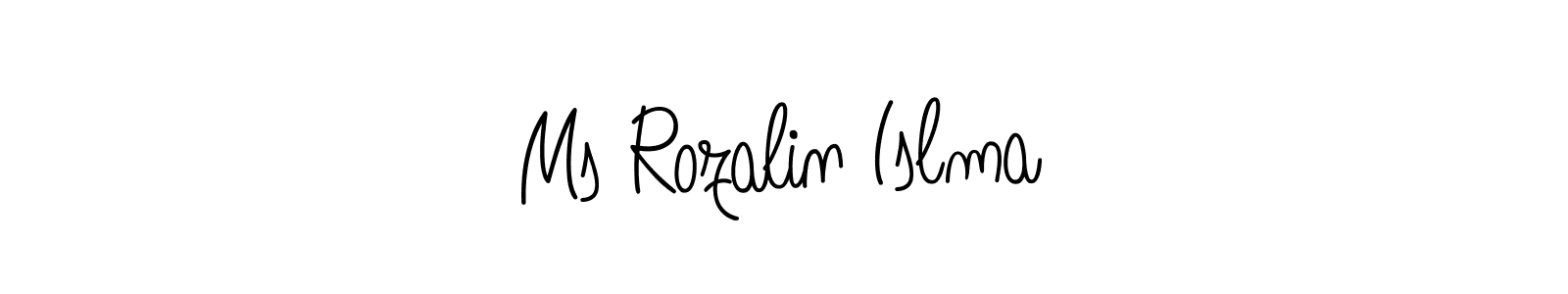 Make a beautiful signature design for name Ms Rozalin Islma. Use this online signature maker to create a handwritten signature for free. Ms Rozalin Islma signature style 5 images and pictures png