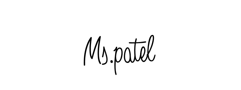 It looks lik you need a new signature style for name Ms.patel. Design unique handwritten (Angelique-Rose-font-FFP) signature with our free signature maker in just a few clicks. Ms.patel signature style 5 images and pictures png