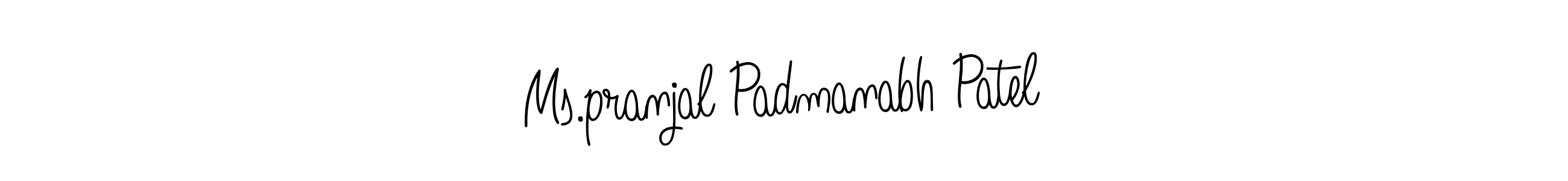 Here are the top 10 professional signature styles for the name Ms.pranjal Padmanabh Patel. These are the best autograph styles you can use for your name. Ms.pranjal Padmanabh Patel signature style 5 images and pictures png