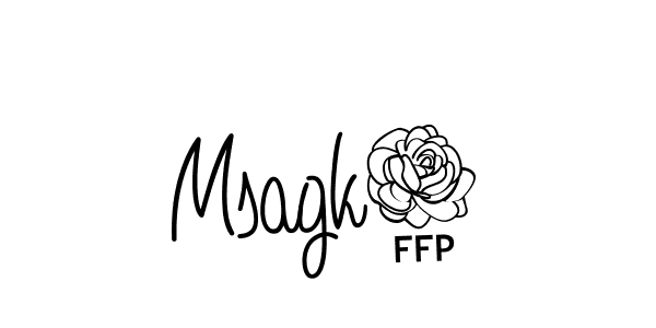 Also we have Msagk7 name is the best signature style. Create professional handwritten signature collection using Angelique-Rose-font-FFP autograph style. Msagk7 signature style 5 images and pictures png