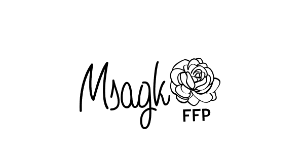 Design your own signature with our free online signature maker. With this signature software, you can create a handwritten (Angelique-Rose-font-FFP) signature for name Msagk7. Msagk7 signature style 5 images and pictures png