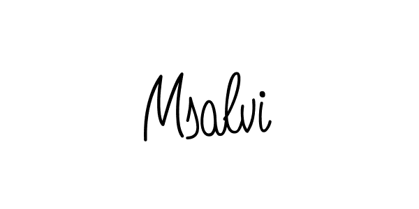 Also we have Msalvi name is the best signature style. Create professional handwritten signature collection using Angelique-Rose-font-FFP autograph style. Msalvi signature style 5 images and pictures png