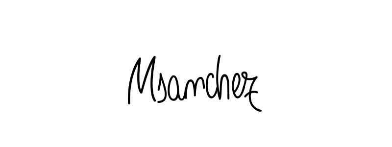 Make a short Msanchez signature style. Manage your documents anywhere anytime using Angelique-Rose-font-FFP. Create and add eSignatures, submit forms, share and send files easily. Msanchez signature style 5 images and pictures png