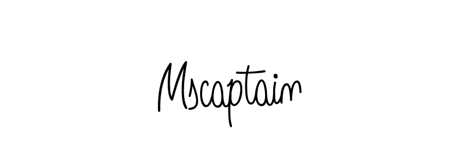 Create a beautiful signature design for name Mscaptain. With this signature (Angelique-Rose-font-FFP) fonts, you can make a handwritten signature for free. Mscaptain signature style 5 images and pictures png