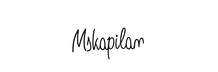 Make a beautiful signature design for name Mskapilan. Use this online signature maker to create a handwritten signature for free. Mskapilan signature style 5 images and pictures png