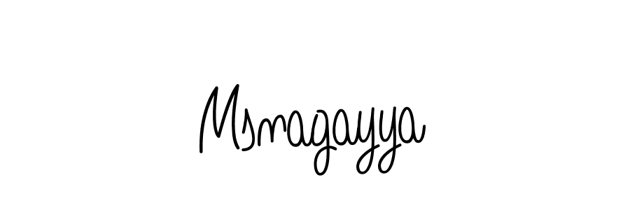 The best way (Angelique-Rose-font-FFP) to make a short signature is to pick only two or three words in your name. The name Msnagayya include a total of six letters. For converting this name. Msnagayya signature style 5 images and pictures png