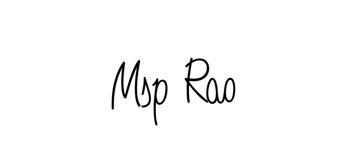 Also we have Msp Rao name is the best signature style. Create professional handwritten signature collection using Angelique-Rose-font-FFP autograph style. Msp Rao signature style 5 images and pictures png