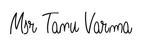 Discover the perfect balance of readability and style for Msr Tanu Varma with Angelique-Rose-font-FFP font. Create your dream signature today. Msr Tanu Varma signature style 5 images and pictures png