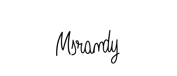 How to make Msrandy signature? Angelique-Rose-font-FFP is a professional autograph style. Create handwritten signature for Msrandy name. Msrandy signature style 5 images and pictures png