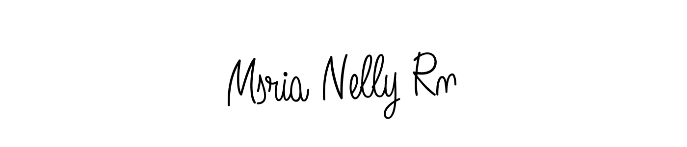 Make a beautiful signature design for name Msria Nelly Rn. Use this online signature maker to create a handwritten signature for free. Msria Nelly Rn signature style 5 images and pictures png