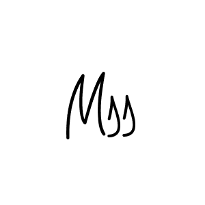 How to make Mss signature? Angelique-Rose-font-FFP is a professional autograph style. Create handwritten signature for Mss name. Mss signature style 5 images and pictures png