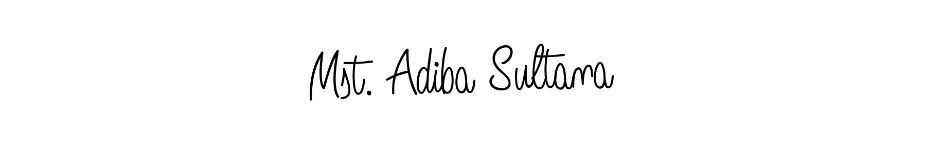 The best way (Angelique-Rose-font-FFP) to make a short signature is to pick only two or three words in your name. The name Mst. Adiba Sultana include a total of six letters. For converting this name. Mst. Adiba Sultana signature style 5 images and pictures png