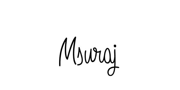 Make a beautiful signature design for name Msuraj. Use this online signature maker to create a handwritten signature for free. Msuraj signature style 5 images and pictures png