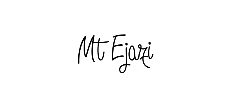 Create a beautiful signature design for name Mt Ejazi. With this signature (Angelique-Rose-font-FFP) fonts, you can make a handwritten signature for free. Mt Ejazi signature style 5 images and pictures png