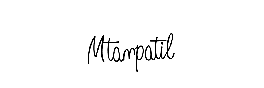 Mtanpatil stylish signature style. Best Handwritten Sign (Angelique-Rose-font-FFP) for my name. Handwritten Signature Collection Ideas for my name Mtanpatil. Mtanpatil signature style 5 images and pictures png