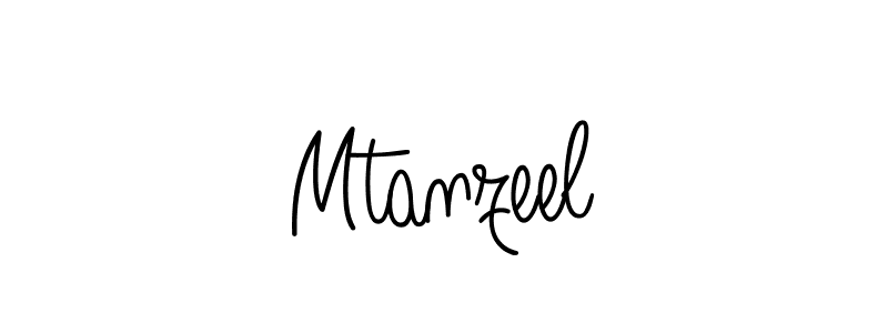 Angelique-Rose-font-FFP is a professional signature style that is perfect for those who want to add a touch of class to their signature. It is also a great choice for those who want to make their signature more unique. Get Mtanzeel name to fancy signature for free. Mtanzeel signature style 5 images and pictures png