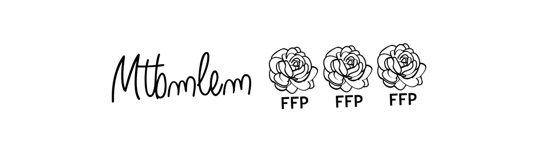 if you are searching for the best signature style for your name Mtbmlem 229. so please give up your signature search. here we have designed multiple signature styles  using Angelique-Rose-font-FFP. Mtbmlem 229 signature style 5 images and pictures png