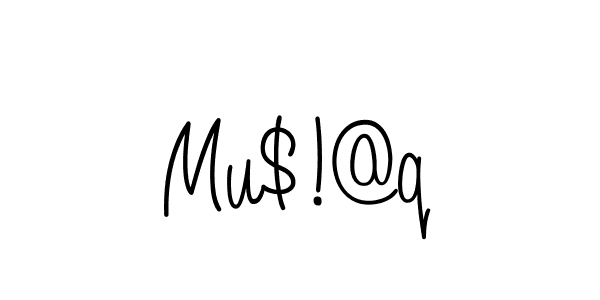 Create a beautiful signature design for name Mu$!@q. With this signature (Angelique-Rose-font-FFP) fonts, you can make a handwritten signature for free. Mu$!@q signature style 5 images and pictures png