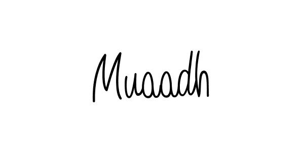 Similarly Angelique-Rose-font-FFP is the best handwritten signature design. Signature creator online .You can use it as an online autograph creator for name Muaadh. Muaadh signature style 5 images and pictures png