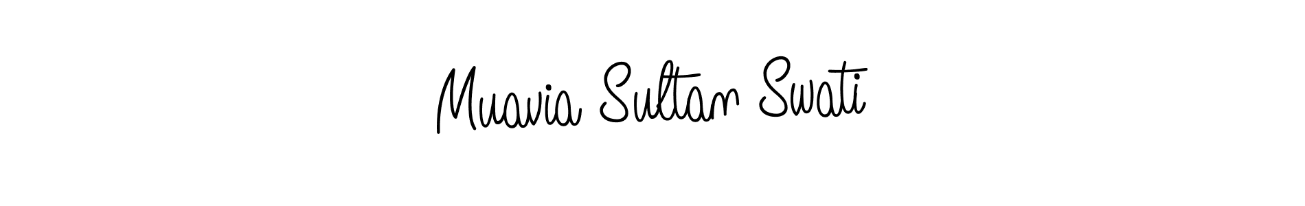 Design your own signature with our free online signature maker. With this signature software, you can create a handwritten (Angelique-Rose-font-FFP) signature for name Muavia Sultan Swati. Muavia Sultan Swati signature style 5 images and pictures png