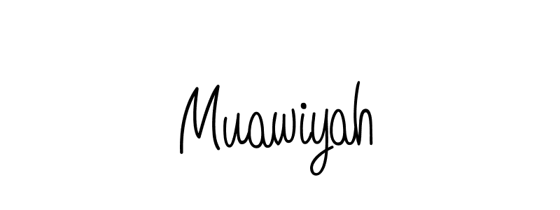 How to make Muawiyah signature? Angelique-Rose-font-FFP is a professional autograph style. Create handwritten signature for Muawiyah name. Muawiyah signature style 5 images and pictures png