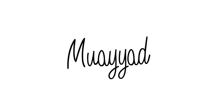 How to Draw Muayyad signature style? Angelique-Rose-font-FFP is a latest design signature styles for name Muayyad. Muayyad signature style 5 images and pictures png