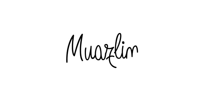 Also You can easily find your signature by using the search form. We will create Muazlin name handwritten signature images for you free of cost using Angelique-Rose-font-FFP sign style. Muazlin signature style 5 images and pictures png