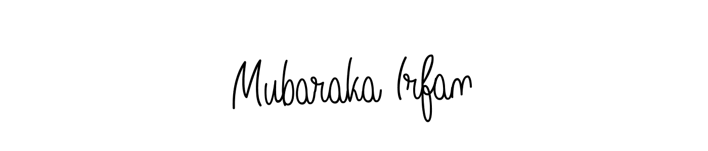 Also You can easily find your signature by using the search form. We will create Mubaraka Irfan name handwritten signature images for you free of cost using Angelique-Rose-font-FFP sign style. Mubaraka Irfan signature style 5 images and pictures png