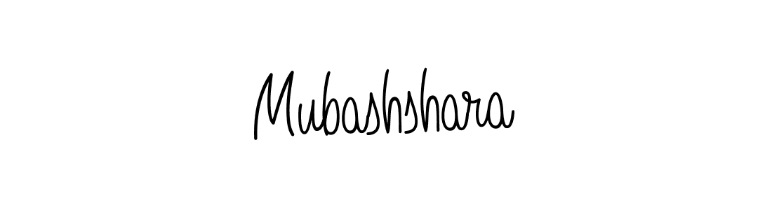 Use a signature maker to create a handwritten signature online. With this signature software, you can design (Angelique-Rose-font-FFP) your own signature for name Mubashshara. Mubashshara signature style 5 images and pictures png