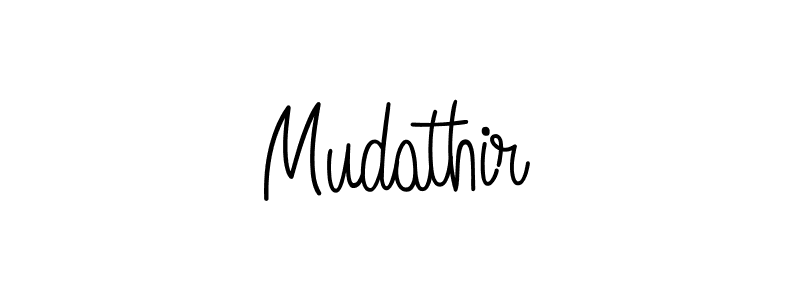 Make a beautiful signature design for name Mudathir. Use this online signature maker to create a handwritten signature for free. Mudathir signature style 5 images and pictures png