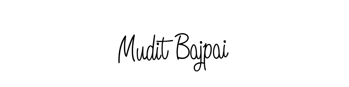 Also we have Mudit Bajpai name is the best signature style. Create professional handwritten signature collection using Angelique-Rose-font-FFP autograph style. Mudit Bajpai signature style 5 images and pictures png