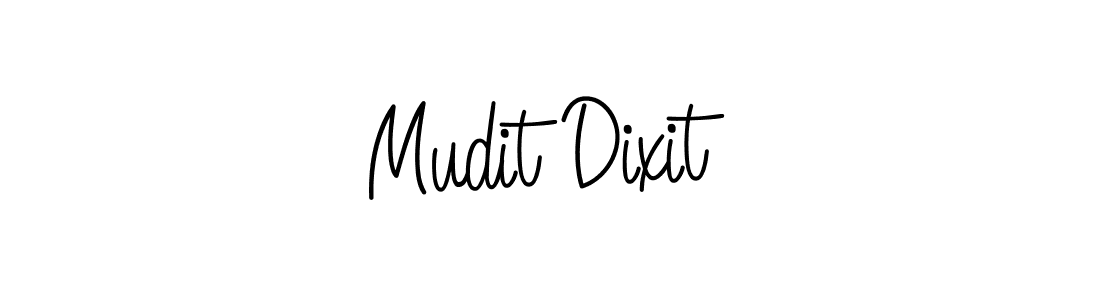 The best way (Angelique-Rose-font-FFP) to make a short signature is to pick only two or three words in your name. The name Mudit Dixit include a total of six letters. For converting this name. Mudit Dixit signature style 5 images and pictures png