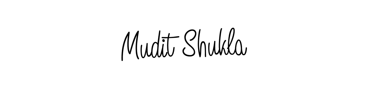 Create a beautiful signature design for name Mudit Shukla. With this signature (Angelique-Rose-font-FFP) fonts, you can make a handwritten signature for free. Mudit Shukla signature style 5 images and pictures png