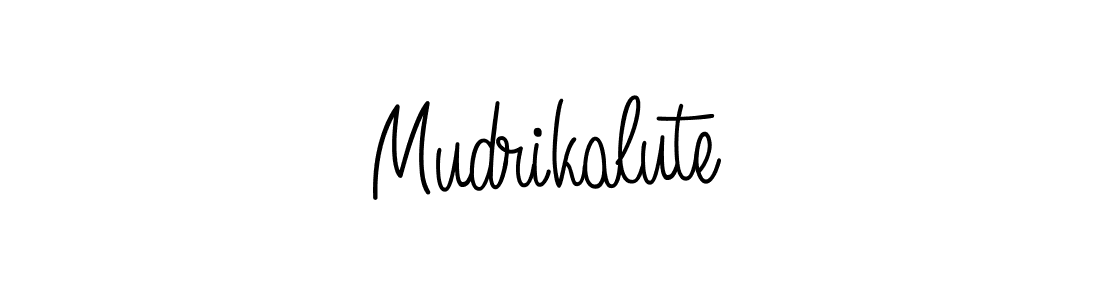 You should practise on your own different ways (Angelique-Rose-font-FFP) to write your name (Mudrikalute) in signature. don't let someone else do it for you. Mudrikalute signature style 5 images and pictures png