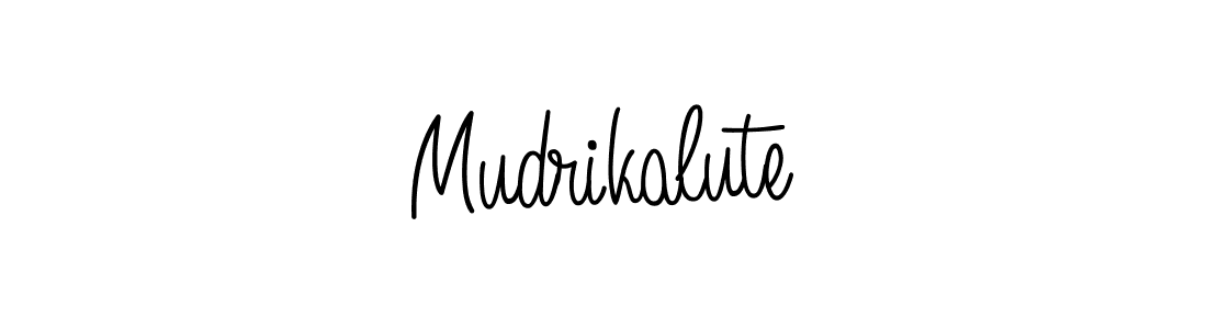 You should practise on your own different ways (Angelique-Rose-font-FFP) to write your name (Mudrikalute) in signature. don't let someone else do it for you. Mudrikalute signature style 5 images and pictures png