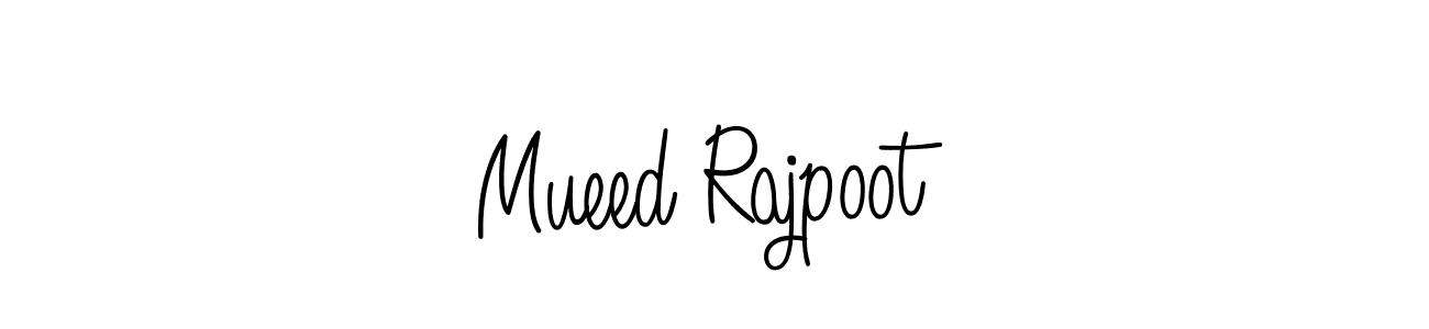 Design your own signature with our free online signature maker. With this signature software, you can create a handwritten (Angelique-Rose-font-FFP) signature for name Mueed Rajpoot. Mueed Rajpoot signature style 5 images and pictures png