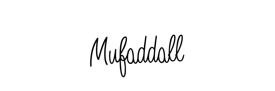Design your own signature with our free online signature maker. With this signature software, you can create a handwritten (Angelique-Rose-font-FFP) signature for name Mufaddall. Mufaddall signature style 5 images and pictures png