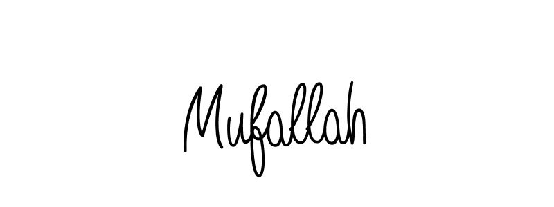 You should practise on your own different ways (Angelique-Rose-font-FFP) to write your name (Mufallah) in signature. don't let someone else do it for you. Mufallah signature style 5 images and pictures png