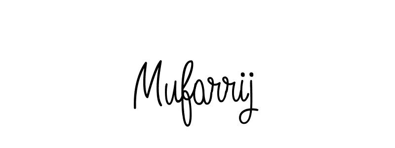 Design your own signature with our free online signature maker. With this signature software, you can create a handwritten (Angelique-Rose-font-FFP) signature for name Mufarrij. Mufarrij signature style 5 images and pictures png
