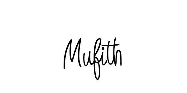 Design your own signature with our free online signature maker. With this signature software, you can create a handwritten (Angelique-Rose-font-FFP) signature for name Mufith. Mufith signature style 5 images and pictures png