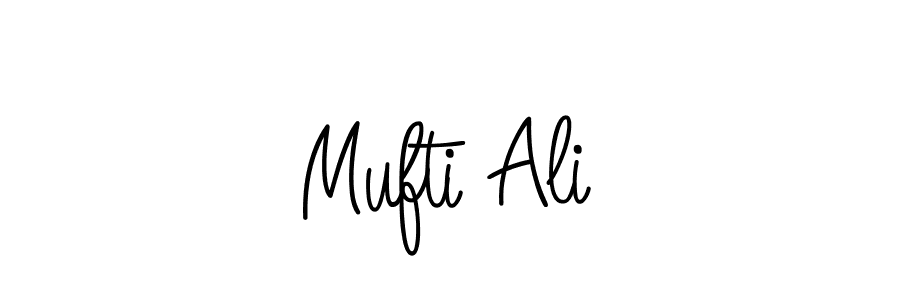 Use a signature maker to create a handwritten signature online. With this signature software, you can design (Angelique-Rose-font-FFP) your own signature for name Mufti Ali. Mufti Ali signature style 5 images and pictures png