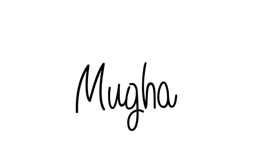 How to make Mugha signature? Angelique-Rose-font-FFP is a professional autograph style. Create handwritten signature for Mugha name. Mugha signature style 5 images and pictures png