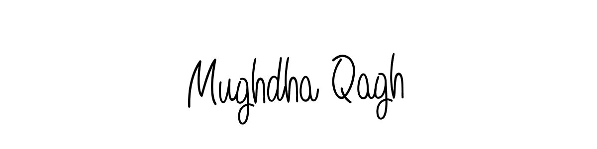 Similarly Angelique-Rose-font-FFP is the best handwritten signature design. Signature creator online .You can use it as an online autograph creator for name Mughdha Qagh. Mughdha Qagh signature style 5 images and pictures png