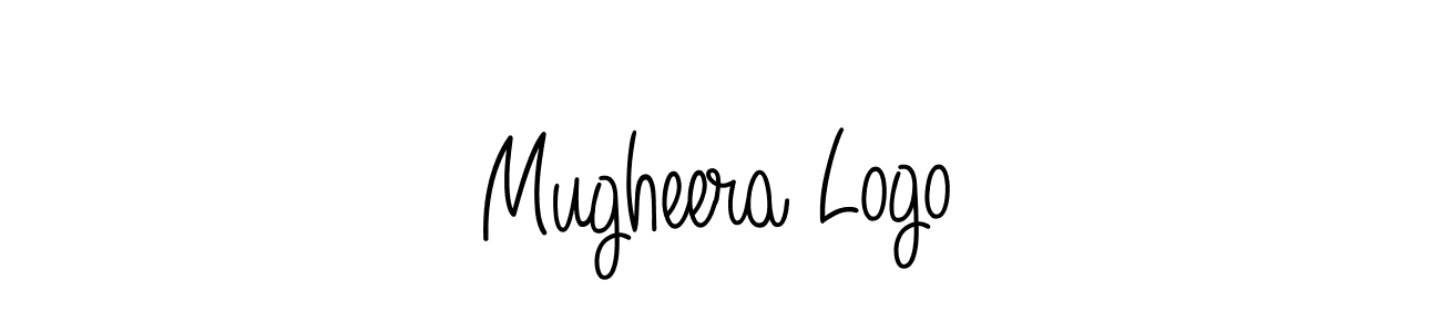 Use a signature maker to create a handwritten signature online. With this signature software, you can design (Angelique-Rose-font-FFP) your own signature for name Mugheera Logo. Mugheera Logo signature style 5 images and pictures png