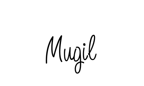 How to make Mugil signature? Angelique-Rose-font-FFP is a professional autograph style. Create handwritten signature for Mugil name. Mugil signature style 5 images and pictures png