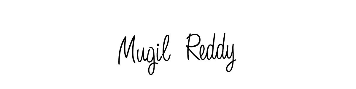 if you are searching for the best signature style for your name Mugil  Reddy. so please give up your signature search. here we have designed multiple signature styles  using Angelique-Rose-font-FFP. Mugil  Reddy signature style 5 images and pictures png