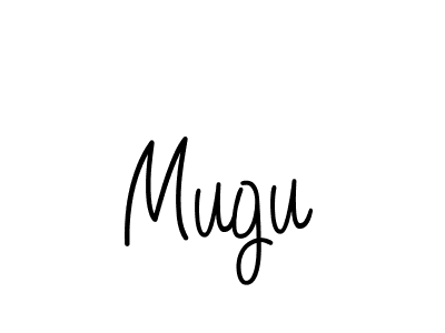 Create a beautiful signature design for name Mugu. With this signature (Angelique-Rose-font-FFP) fonts, you can make a handwritten signature for free. Mugu signature style 5 images and pictures png